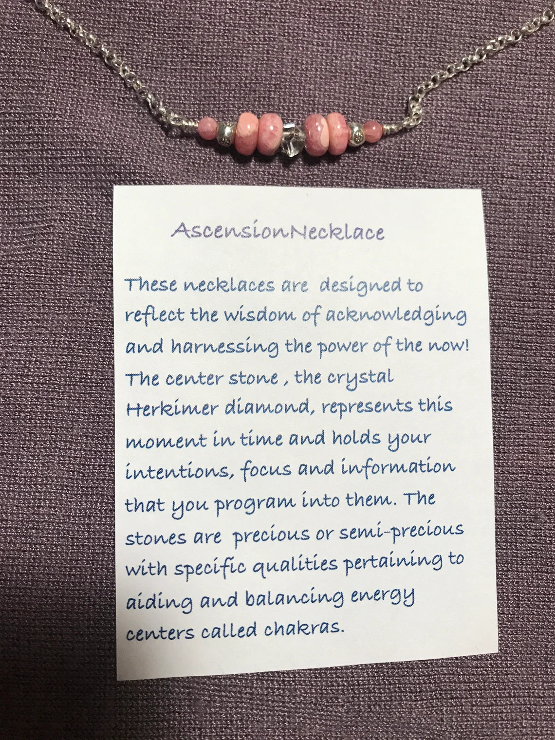 Rhodochrosite Ascension Necklace