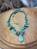 Turquoise Trinket Necklace